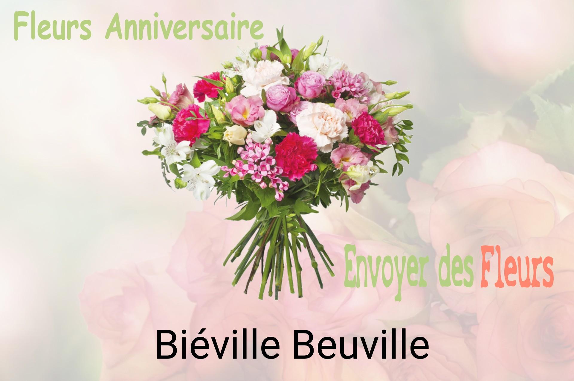 Bouquet de fleurs d’anniversaire livré à Biéville-Beuville