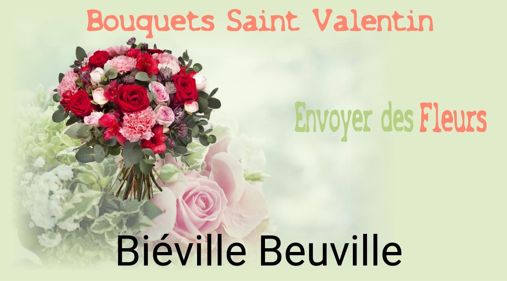Roses de Saint-Valentin livrées à Biéville-Beuville